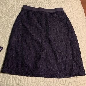 A-line lace skirt